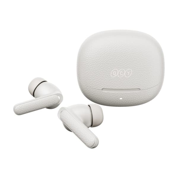 TWS QCY Buds HT15 ANC-hörlurar (vita)