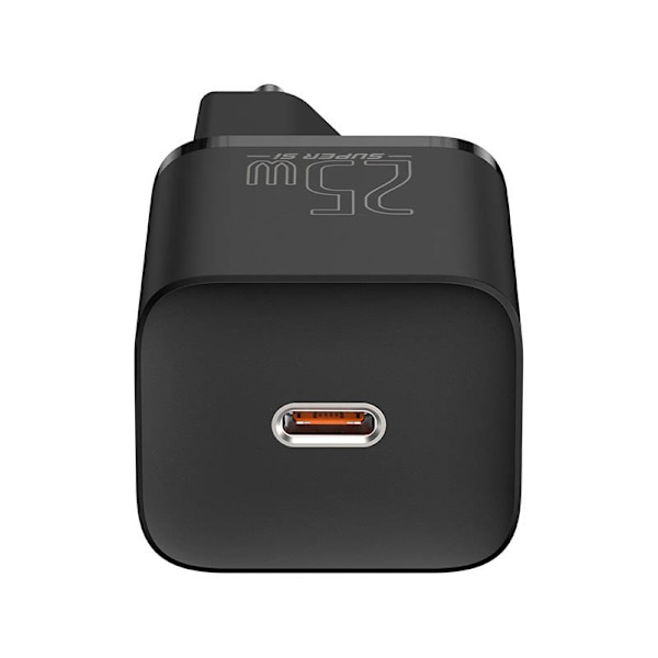 Baseus Super Si Snabbladdare 1C 25W (svart)