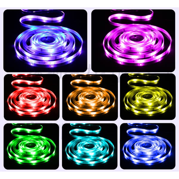 Smart WiFi LED Strip Lights Kit Röst- och APP-kontroll 5 m 5 m