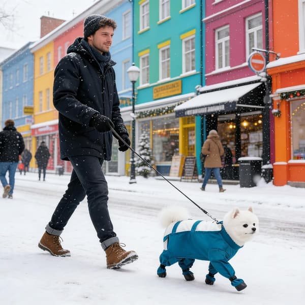 Vattentäta Hundbyxor med Full Kroppstäckning - Smutssäkra Overall för Husdjur Utomhus L L