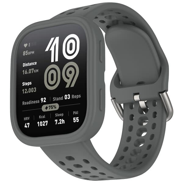Silikone-etui til Amazfit Bip 6 (A2435) Grey Grey