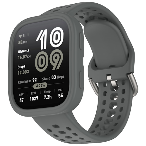 Silikonskyddsfodral för Amazfit Bip 6 (A2435) Grå