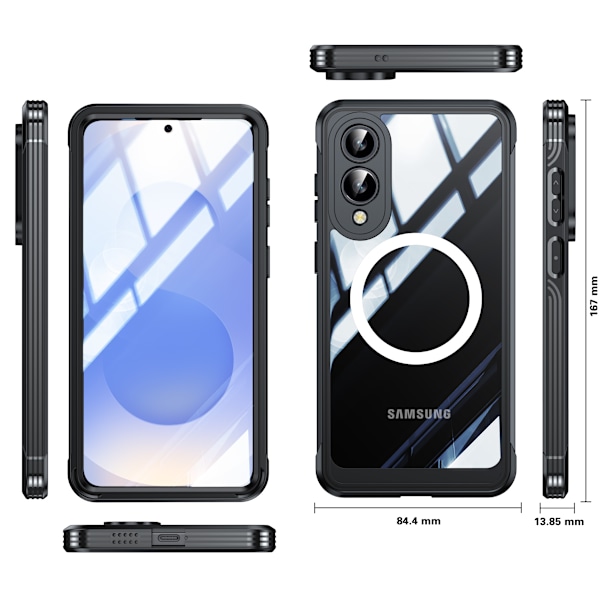 Stødsikkert cover til Samsung Galaxy S25 Edge Sort