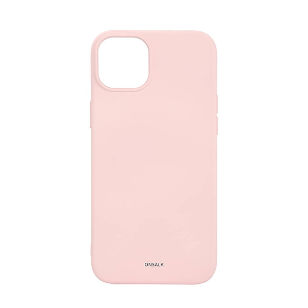 Mobilskal Silikon MagSeries Chalk Pink - iPhone 15 Plus