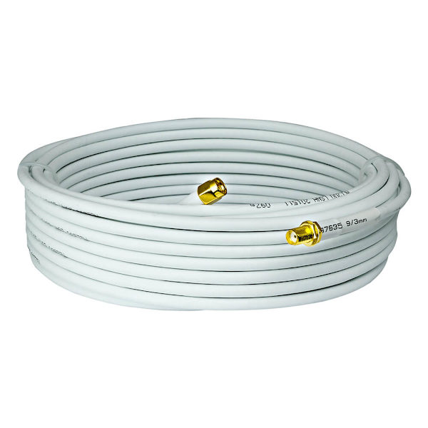 Cable MLL-200 10m SMA Male-SMA Female White