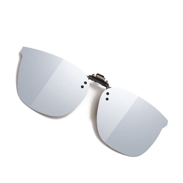 Polariserade Clip-on Solglasögon Silver Silver