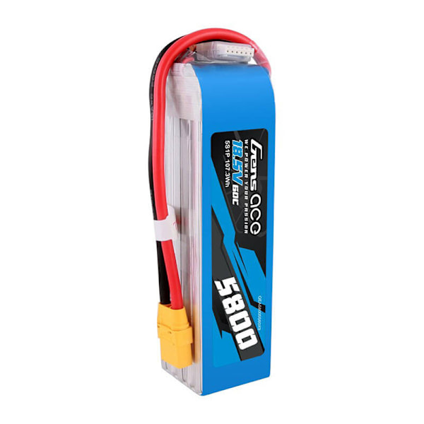 Gens ace 5800mAh 60C 18,5V 5S1P Lipo-batteripaket med XT90-kontakt