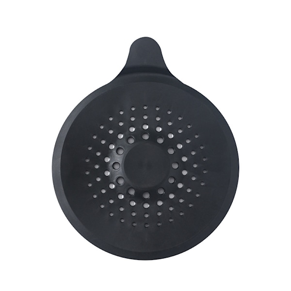 2-pack silikonavloppshårfångare, duschavloppslock Black Black