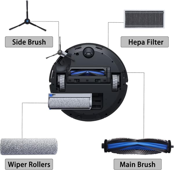 Tillbehörskit för Ecovacs Deebot X8 Omni/Pro