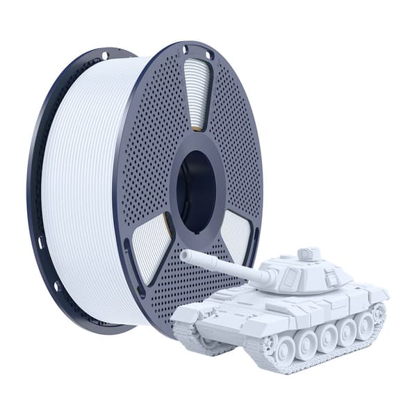 Sunlu PLA+ High-Speed hvidt filament, 1,75 mm til FDM 3D-printere