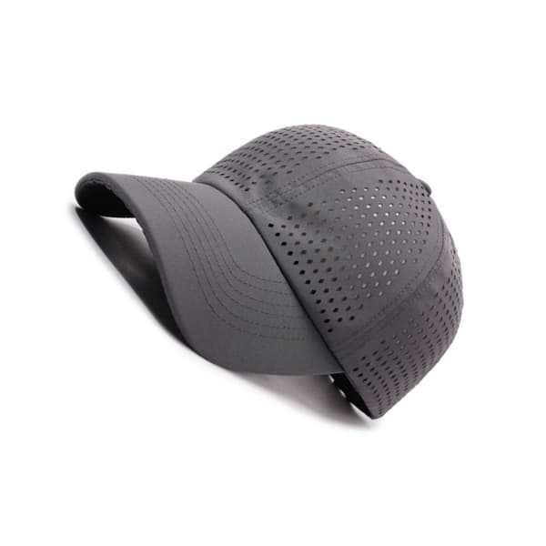 Baseballkasket i mesh polyester - åndbar justerbar pasform til sommerens cykling og solbeskyttelse, store meshpaneler og hurtigtørrende materiale Dark DarkGrey