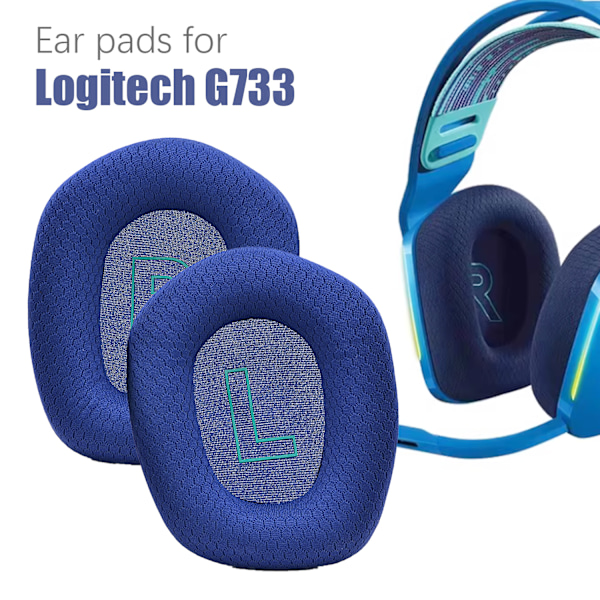 Ørepuder til Logitech G733 1 par Blue Blue