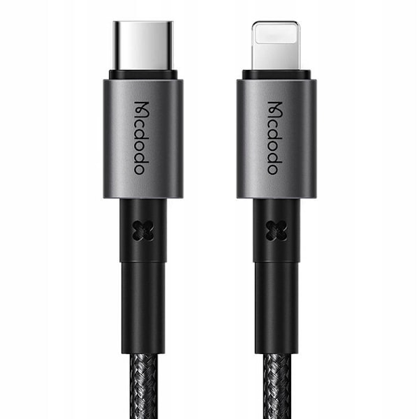 USB-C-kaapeli lightning Mcdodo CA-2851, 36W, 2m (musta)