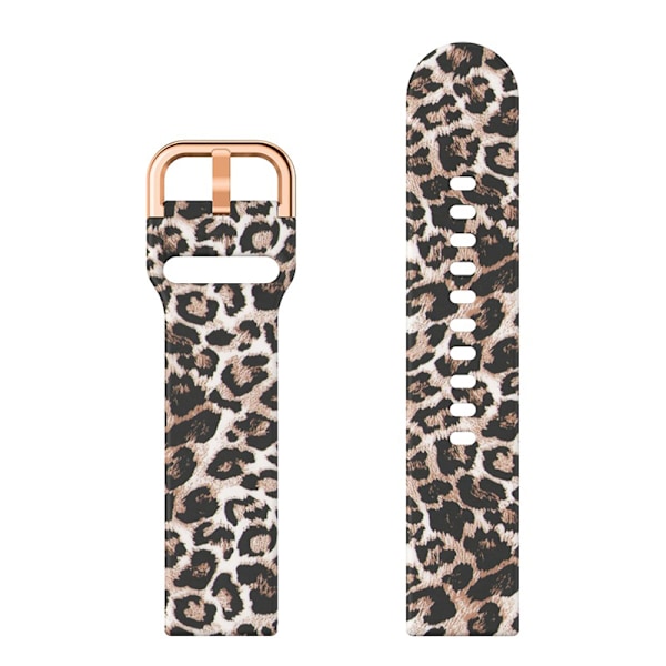 Silikonarmband för Samsung Galaxy Watch Brunt leopardmönstrat 22 mm