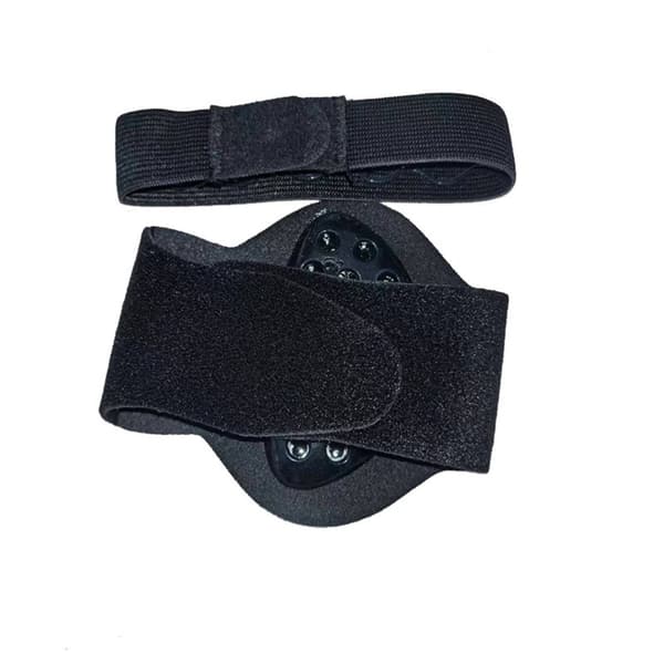 Svangindlæg - 2 par (remversion) | Kontureret perforeret svangstøtte med massagehuller, SBR og polyester Black Black