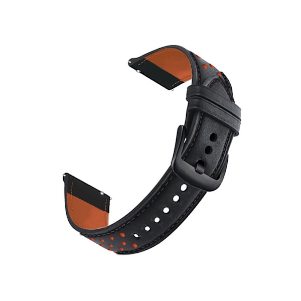 Klockarmband i Läder för HUAWEI GT3 Pro Svart 20 mm
