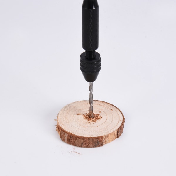 Håndboremaskine med 10 forskellige bits Sort 0.8-3.0 mm