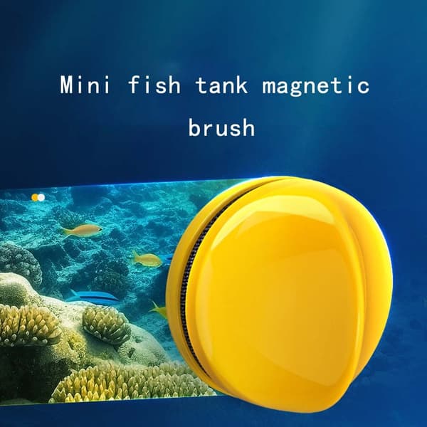 Mini Magnetisk Akvariebørste - Effektiv Rengøring af Akvarier M M