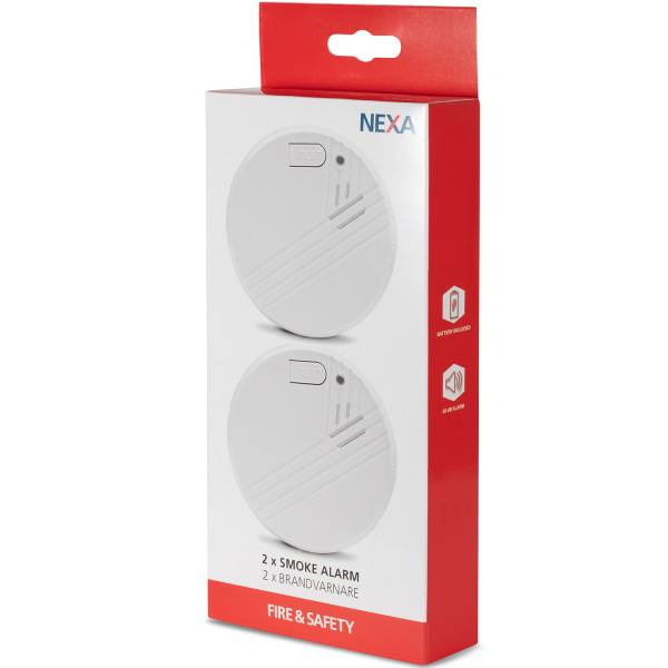 Nexa KD-134A Brandvarnare std 2-pack