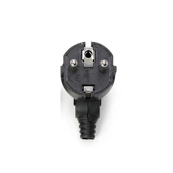 Europeisk kontakt - 2-delars set, enkel montering Black Black