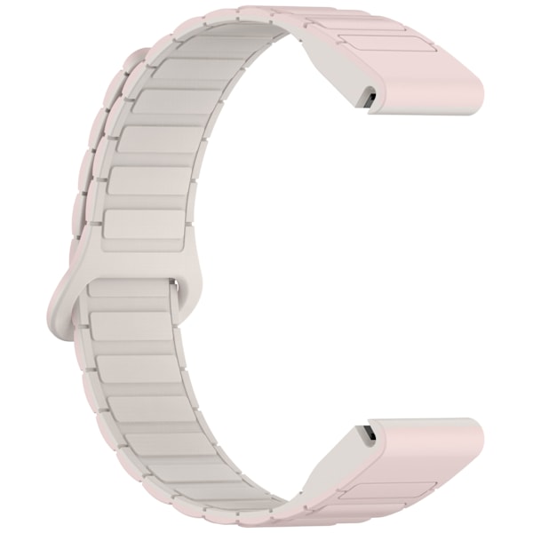 Garmin Fenix 5/6/7/8 magnetisk urrem med hurtig udløsning Lyserød 22 mm