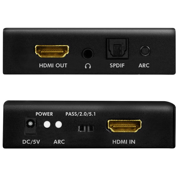 LogiLink HDMI Audio extractor 2/5.1CH 4K ARC HDR SPDIF