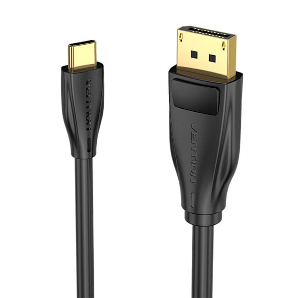 USB-C - DisplayPort 1.4 -kaapelin tuuletus CGYBG, 1,5 m, 8K 60Hz/4K 120Hz (musta)