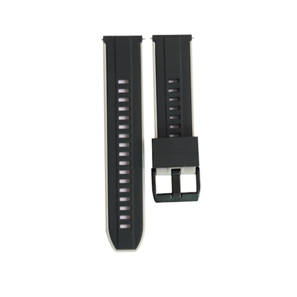Silikoniranneke Huawei Watch GT2E/GT2:lle 46 mm/GT 46 mm Tummanharmaa