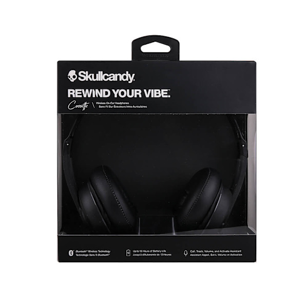 SKULLCANDY Hörlur Cassette On-Ear Svart Trådlös