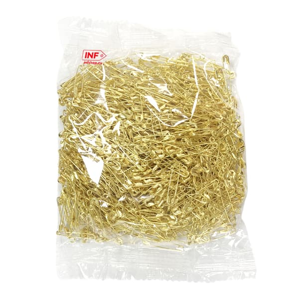 22mm Säkerhetsnålar, 1000-pack Gold Gold
