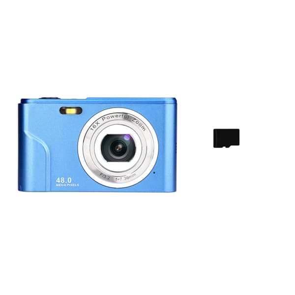 DC311 Kompakt Digitalkamera med 32GB TF-kort Blue Blue