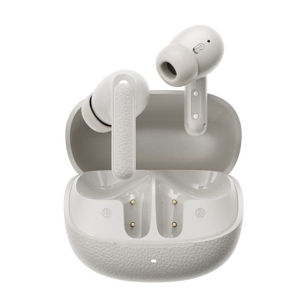 TWS QCY Buds HT15 ANC-hörlurar (vita)