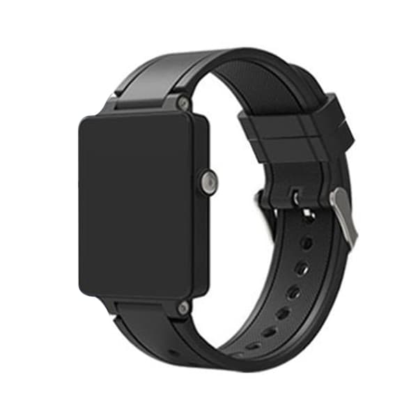 Garmin Vivoactive Acetate -silikonikelloranneke - musta
