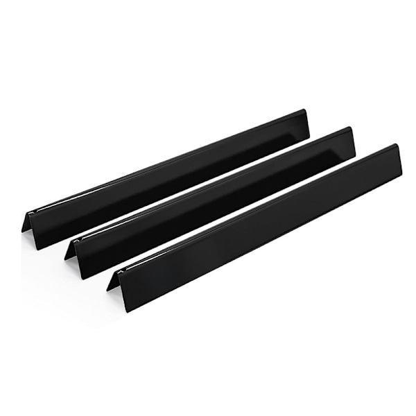 3-delt grillvarmeplader til Weber Spirit 200 & 210 Series - Sort