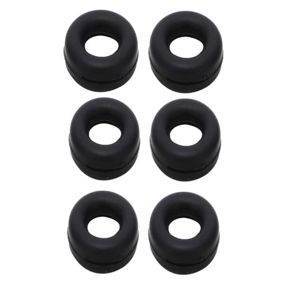 Silikonringar för Glasögon - Antisladd Black Black