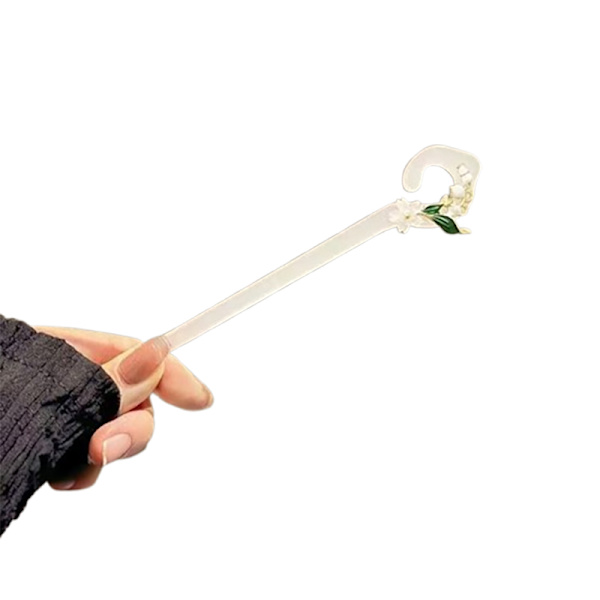 Tyylikäs Magnolia Hairpin Tone Alloy -hiuspuikko naisille 6