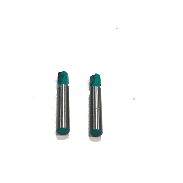 1/4" Shank Rund Bund Fræserbit (2-pak) A