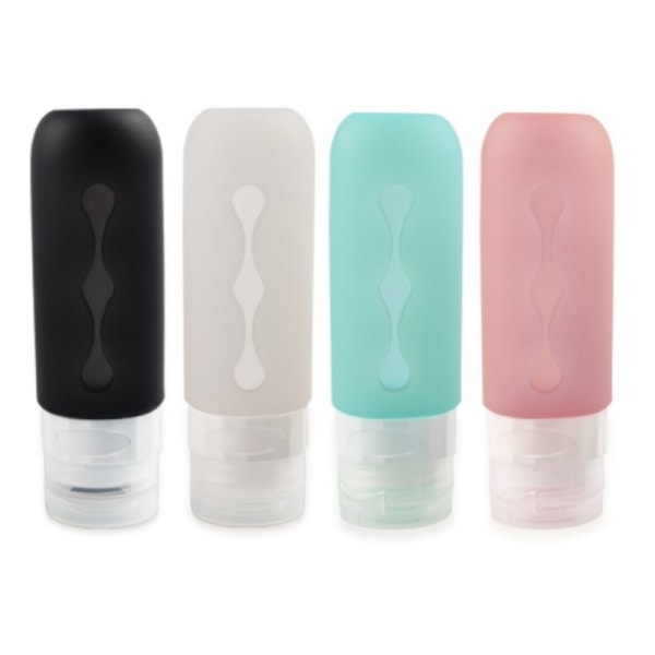 Genopfyldelige silikone rejseflasker til shampoo lotion 90 ml 4-