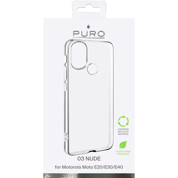 Motorola Moto E20/E30/E40 0.3 Nude, Transparent
