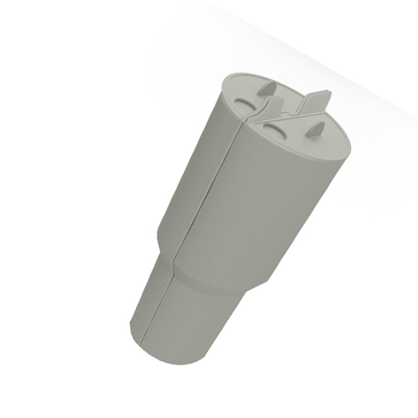Silikonvattenflaskinsats för 40oz Stanley (med lock) Grå