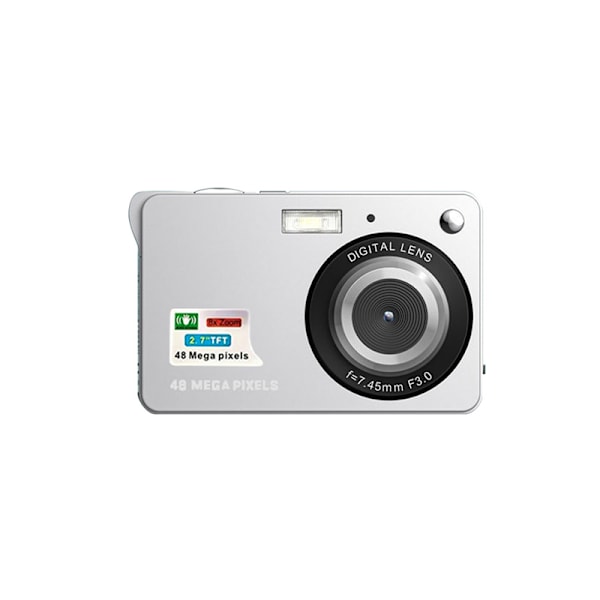 Indfang minder med det kompakte K09 digitalkamera Silver Silver