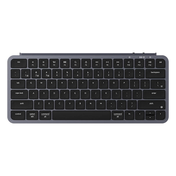 Keychron B1 Pro 2,4 GHz erittäin ohut langaton näppäimistö (harmaa)