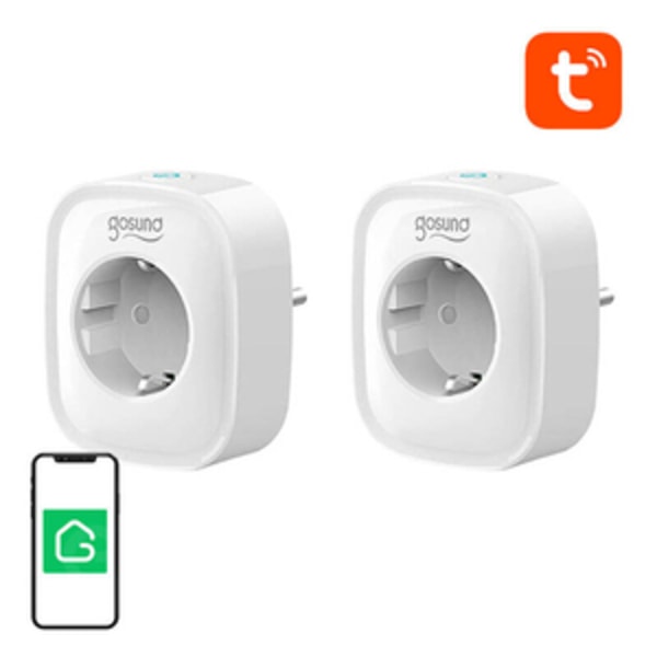 Smart socket WiFi Gosund SP1 (2 kpl), 16A, Tuya