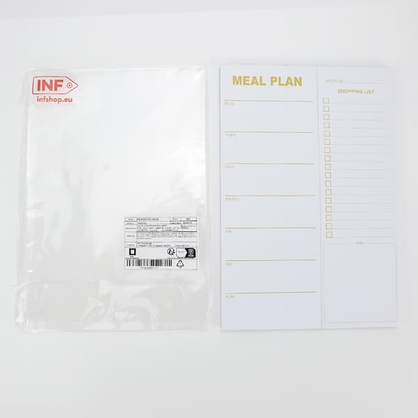 Magnetisk notesblok - PZ021 Minimalistisk kostplan