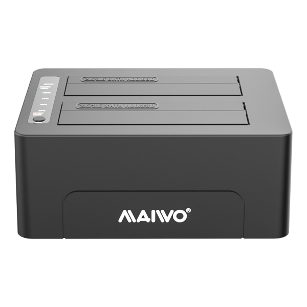 HDD/SSD docking station, USB 3.1 Gen 2, USB-C, black