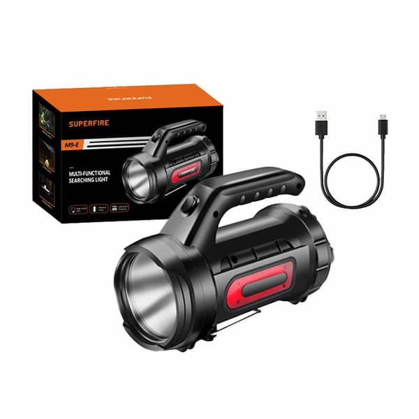Ficklampa Superfire M9-E, 900lm, USB