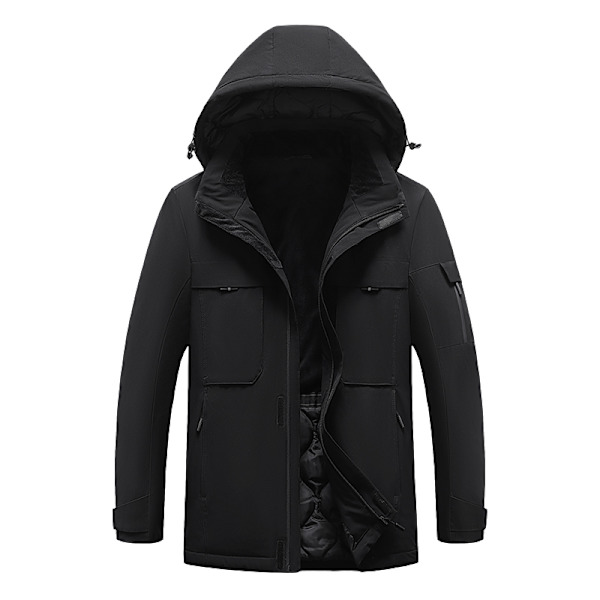 Svart Uppvärmd Jacka - Dual Control 9 Zones 4XL