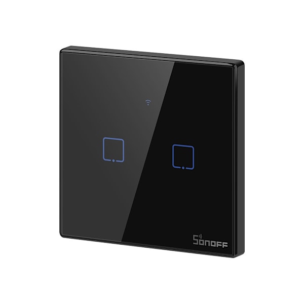 Touchljusomkopplare WiFi + RF 433 Sonoff T3 EU TX (2-kanals)