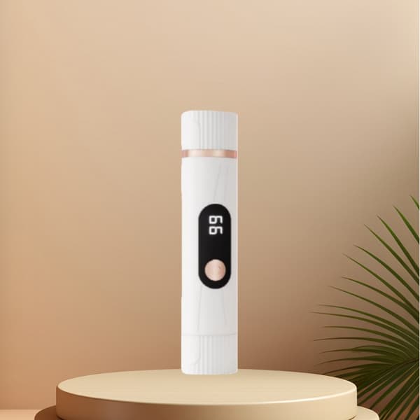 Elektrisk hårfjerner med digitalt display - 3D flydende dobbeltringshaver White White
