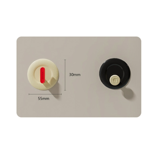 6 st självhäftande väggkrokar, kraftiga självhäftande krokar model 1